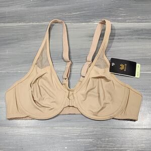 Wacoal Bra 36B Racerback Underwire Front Close Bra 65124 Body‎ by Wacoal Toast